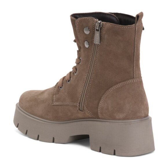 IGI&CO Made In Italy Suede Comfort Lace Up Booties - Picture 3 of 4